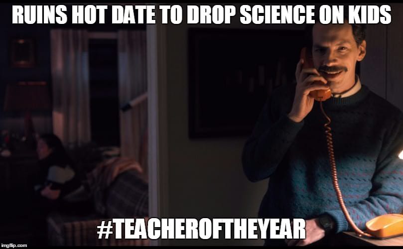 The teacher from Stranger Things